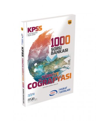 1094 - KPSS Türkiye Coğrafyası 1000 Soru Bankası
