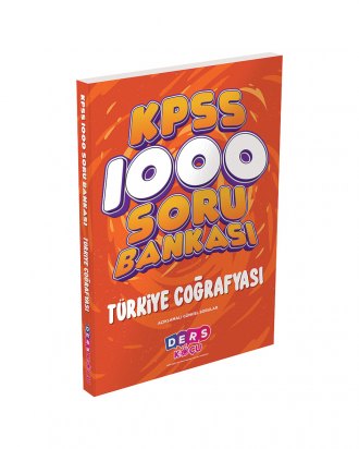4023 KPSS Türkiye Coğrafyası 1000 Soru Bankası DK