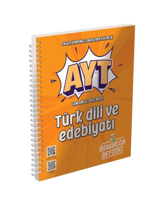 3033 - AYT Türk Dili ve Edebiyatı Öğrencim Defteri