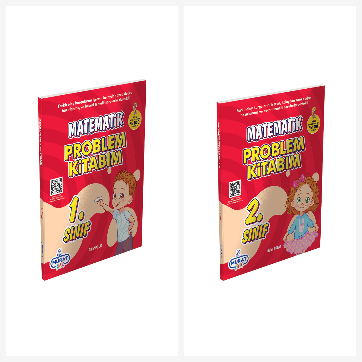 1.sınıf Matematik Ve 2.sınıf Matematik Problem Kitap Seti.