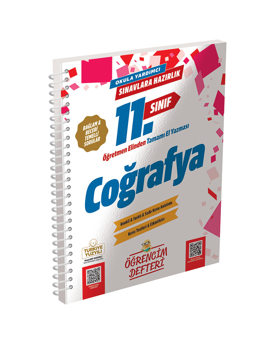 3071 11.Sınıf Coğrafya Öğrencim Defteri