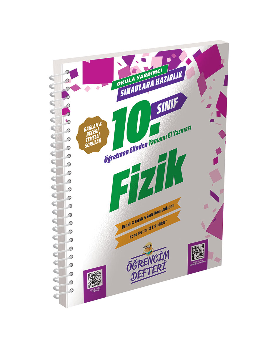 3110 10.Sınıf Fizik Öğrencim Defteri