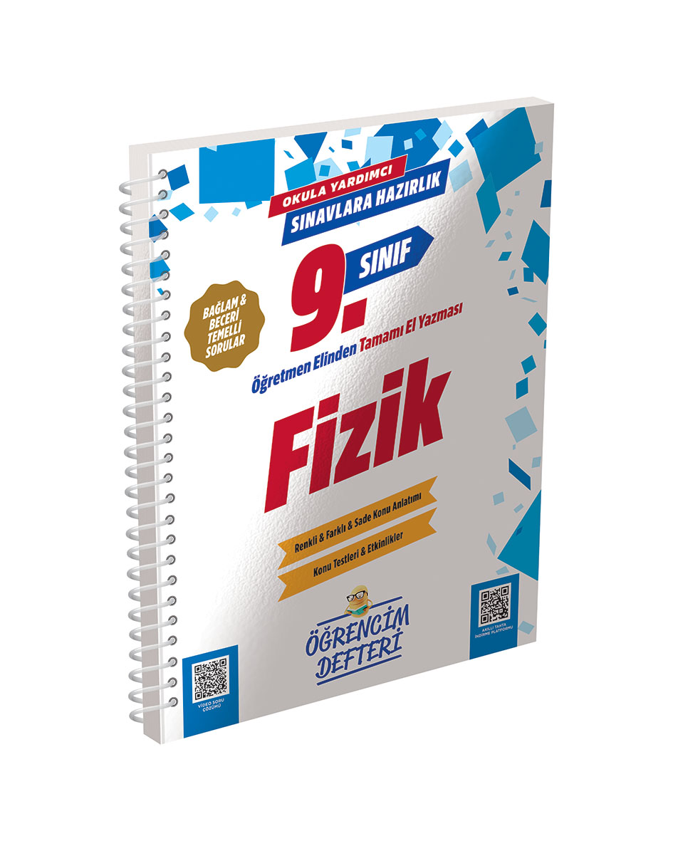 3160 - 9.Sınıf Fizik Öğrencim Defteri