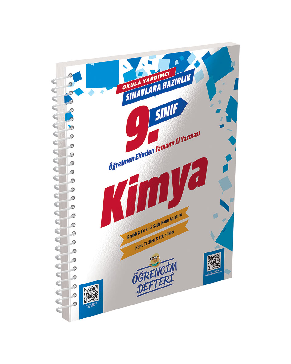 3161-9.Sınıf Kimya Öğrencim Defteri 3161-9.Sınıf Kimya Öğrencim Defteri