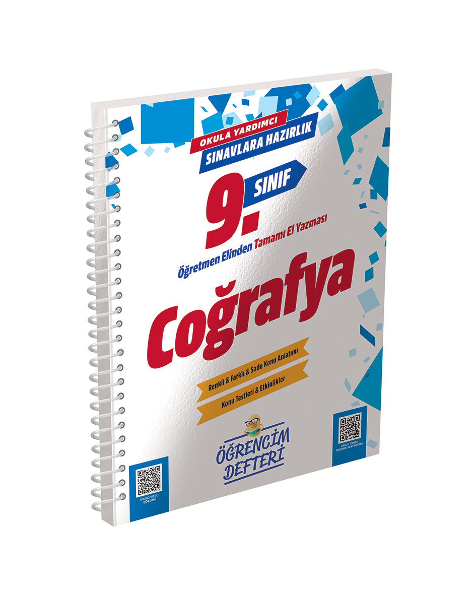 3164 - 9.Sınıf Coğrafya Öğrencim Defteri 3164 - 9.Sınıf Coğrafya Öğrencim Defteri