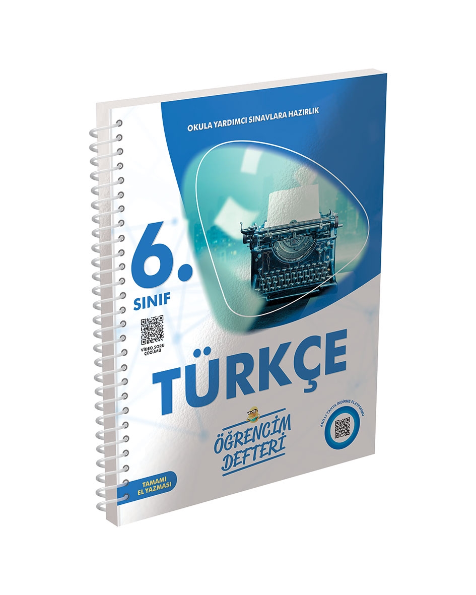 6.Sınıf Türkçe Öğrencim Defteri