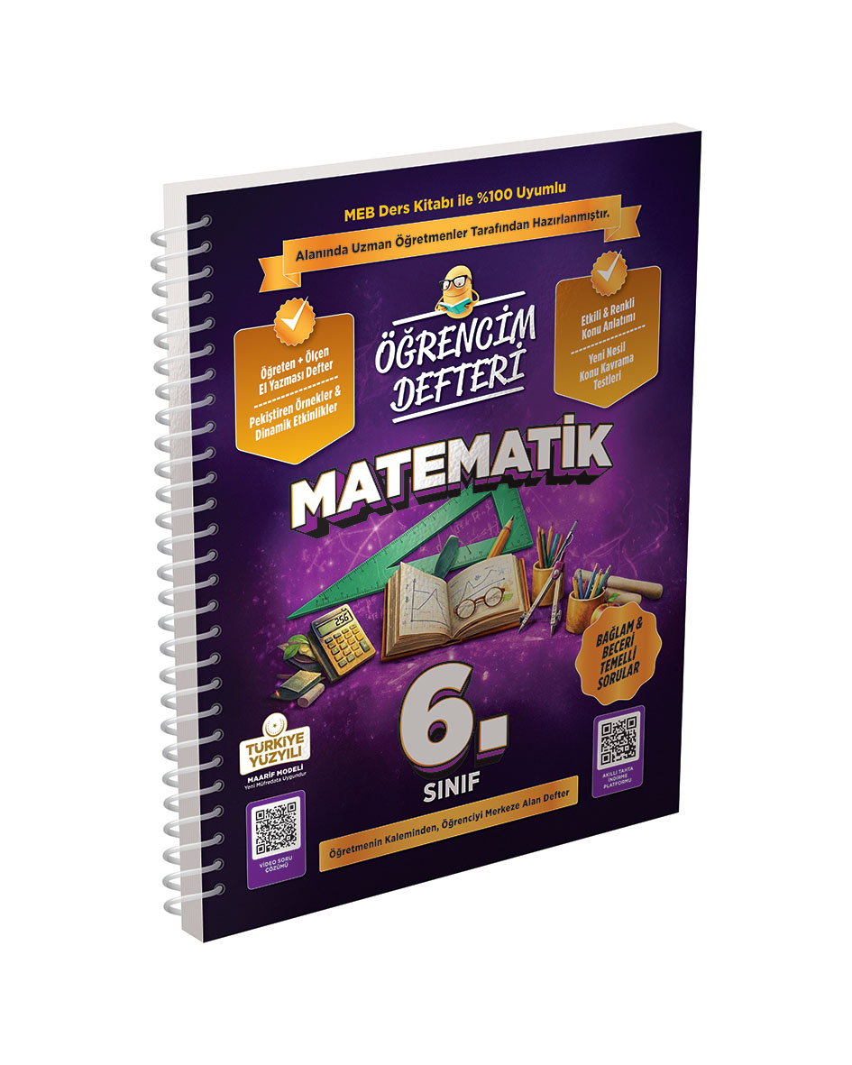 3307 6.Sınıf Matematik Öğrencim Defteri