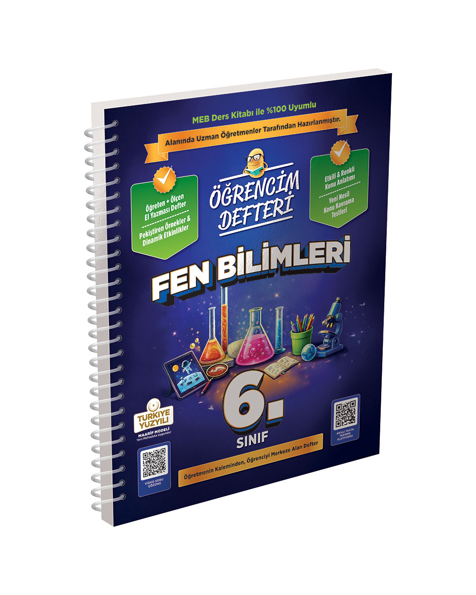 3308 6.Sınıf Fen Bilimleri Öğrencim Defteri 3308 6.Sınıf Fen Bilimleri Öğrencim Defteri