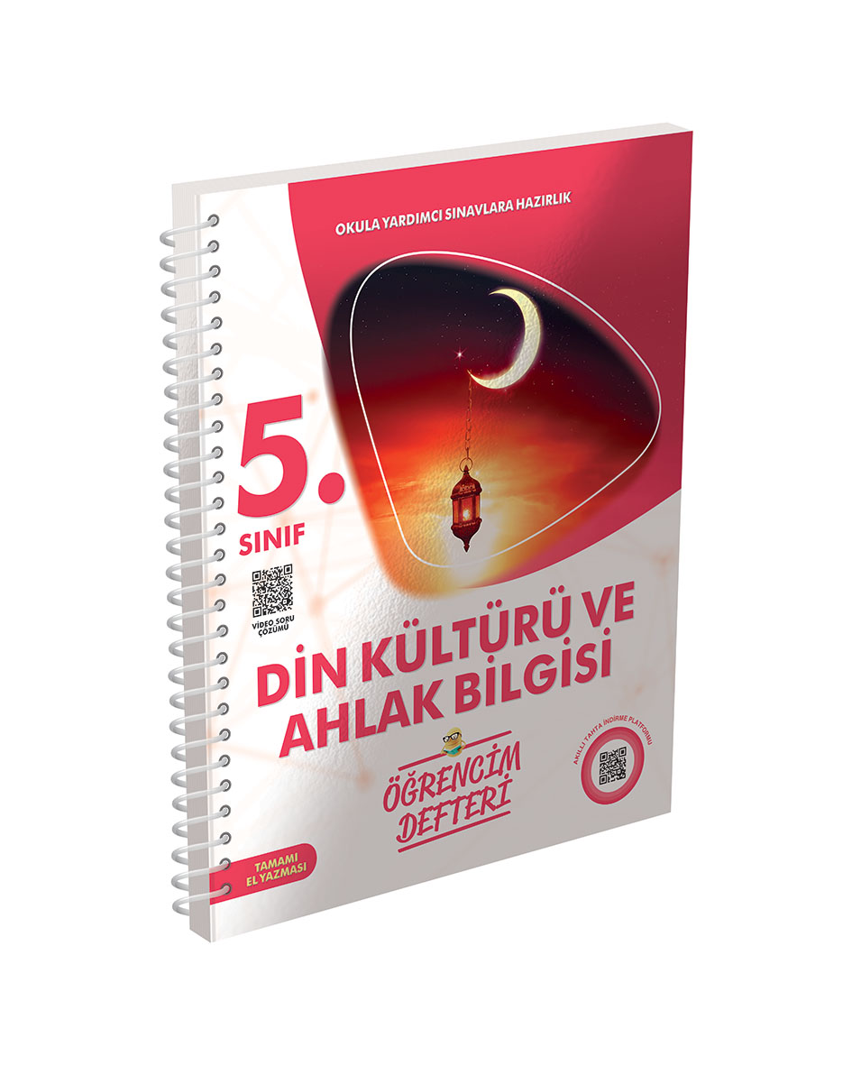 5.Sınıf Din Kültürü Öğrencim Defteri