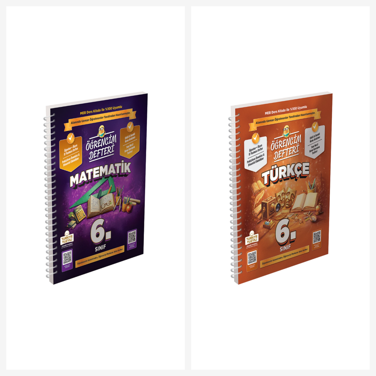 6. Sınıf Öğrencim Defterleri Türkçe- Matematik Set. 6. Sınıf Öğrencim Defterleri Türkçe- Matematik Set.