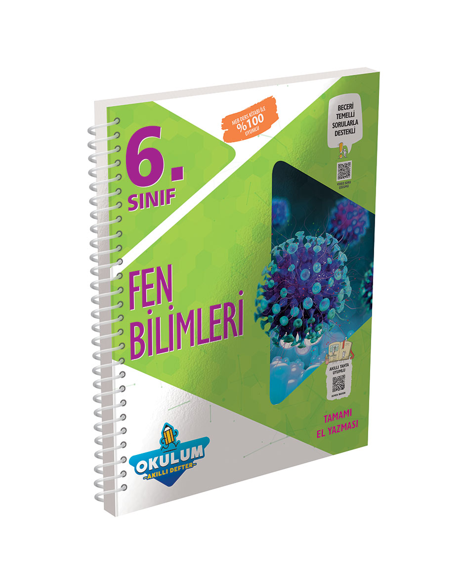 6.Sınıf Fen Bilimleri Akıllı Defter
