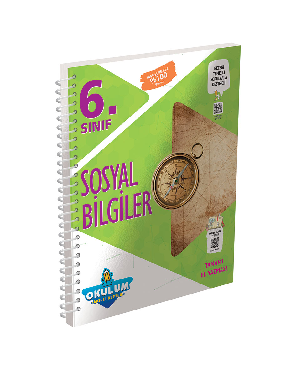 6.Sınıf Sosyal Bilgiler Akıllı Defter