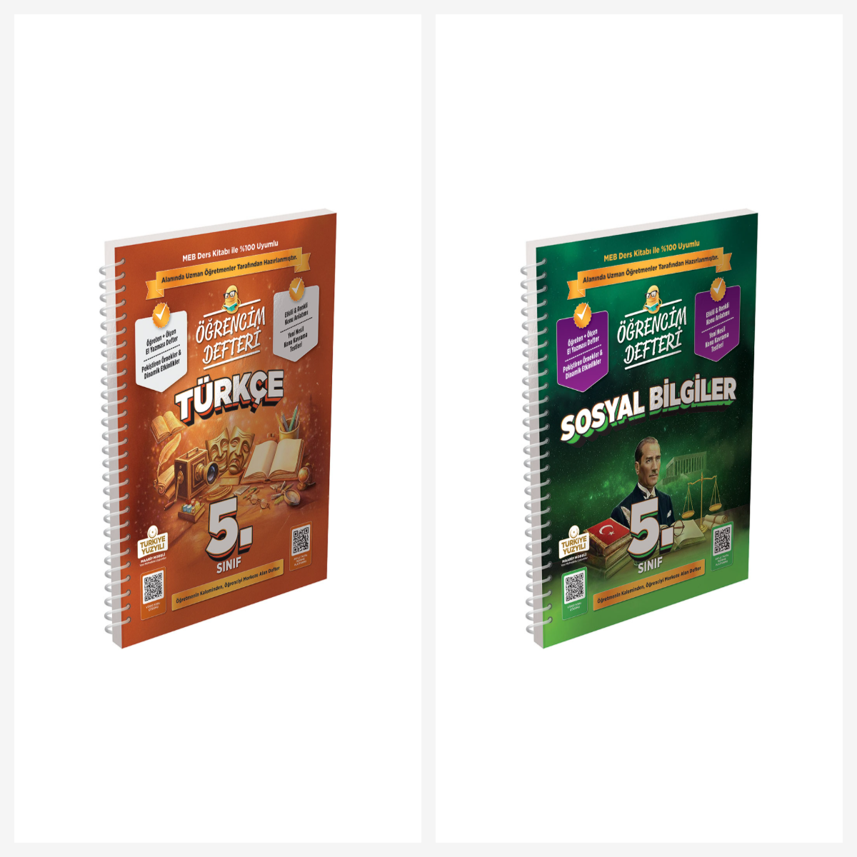 5. Sınıf Öğrencim Defterleri Türkçe- Sosyal Bilgiler Set. 5. Sınıf Öğrencim Defterleri Türkçe- Sosyal Bilgiler Set.
