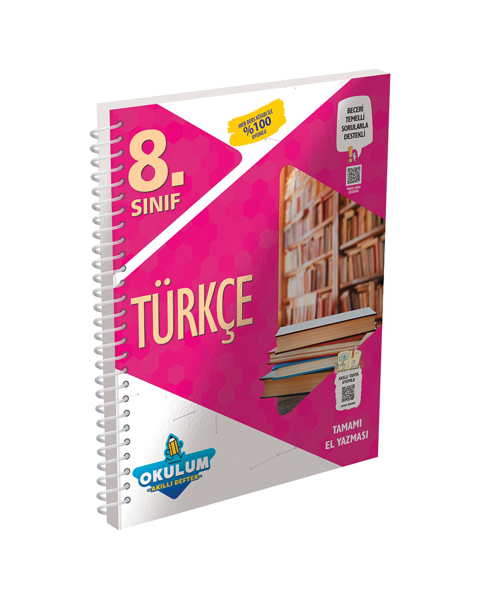 8.Sınıf Türkçe Akıllı Defter 8.Sınıf Türkçe Akıllı Defter