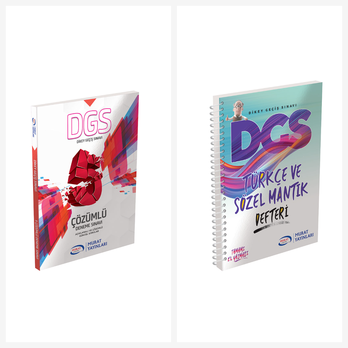Dgs 5 Çözümlü Deneme Sınavı Ve Dgs Türkçe Ve Sözel Mantık Defteri Set.