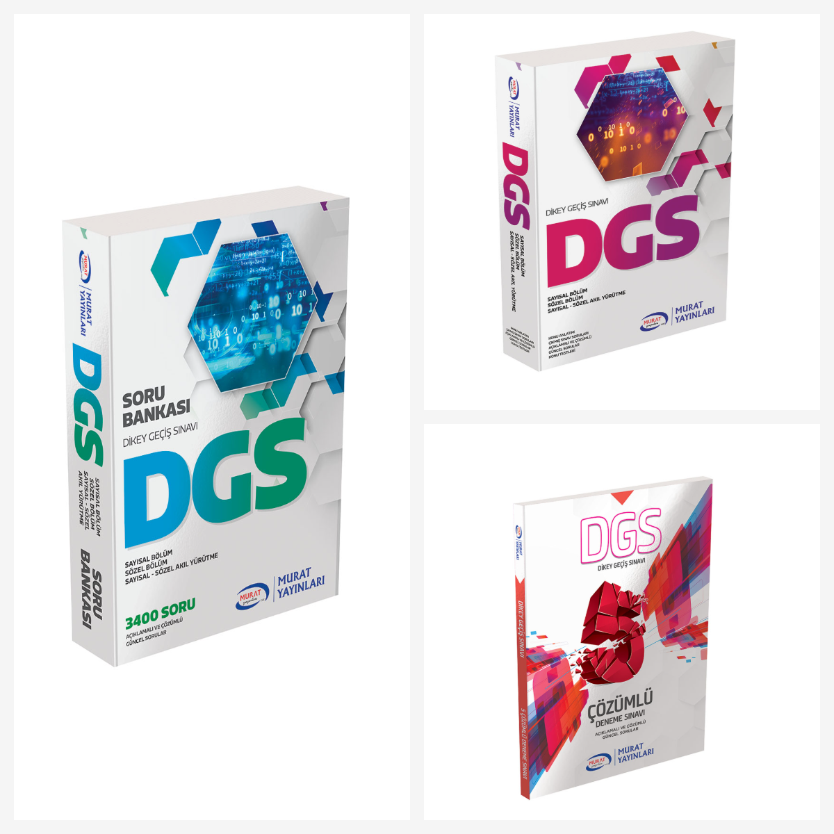Dgs Ana Kaynak - Dgs Soru Bankası Ve Dgs 5 Çözümlü Deneme Sınavı Set.