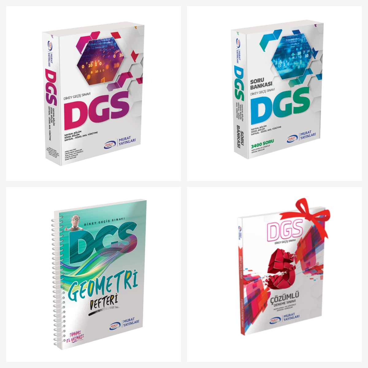 Dgs Ana Kaynak - Dgs Soru Bankası Ve Dgs Geometri Defteri Set.