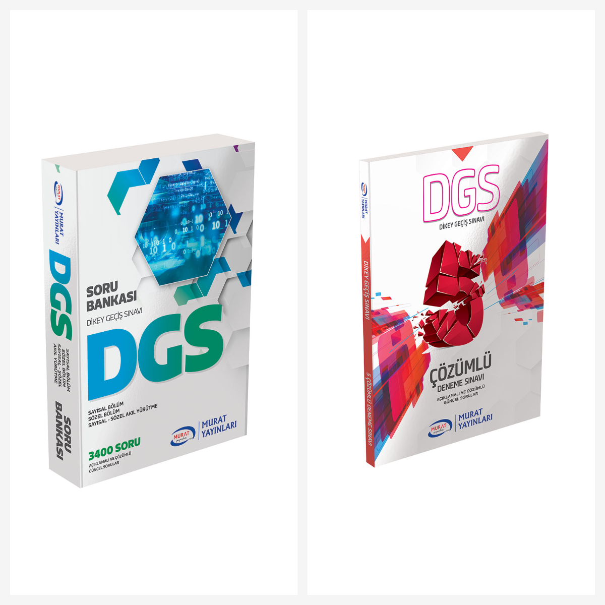 Dgs Soru Bankası Ve Dgs 5 Çözümlü Deneme Sınavı Set.