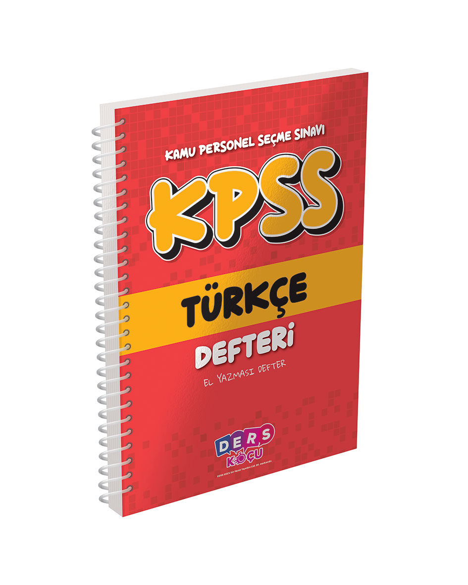 KPSS Türkçe Defteri (DK) KPSS Türkçe Defteri (DK)