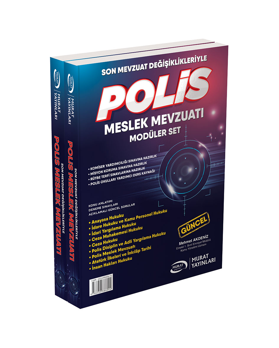 Modüler Set Polis Meslek Hukuku ve Mevzuatı