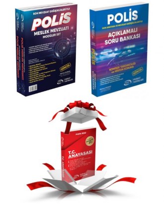 Polis Konu- Soru- Anayasa Kitapçığı Set