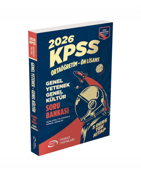 1569 KPSS Ortaöğretim - Önlisans 5 Ders Tek Kitap