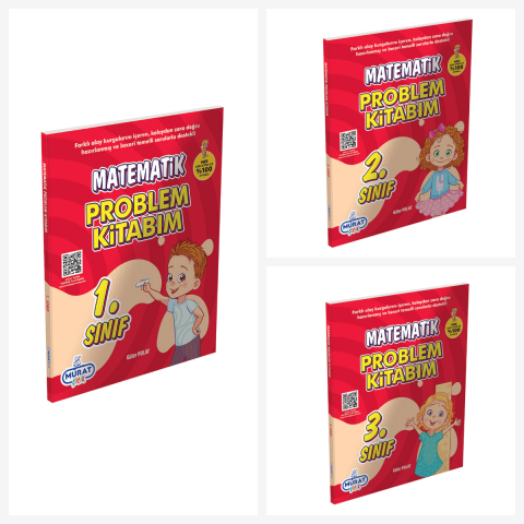 1.sınıf Matematik 2.sınıf Matematik Ve 3.sınıf Matematik Problem Kitap Seti.