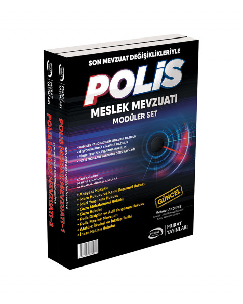 2502 Modüler Set Polis Meslek Hukuku Ve Mevzuatı