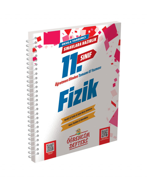 3060 11.Sınıf Fizik Öğrencim Defteri