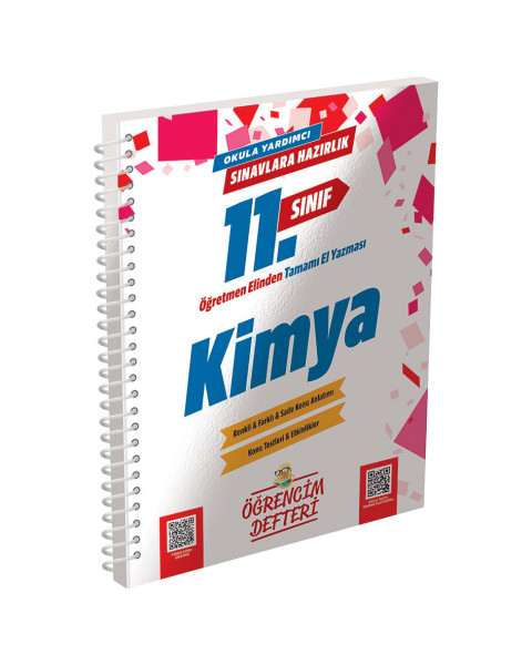 3061 11.Sınıf Kimya Öğrencim Defteri