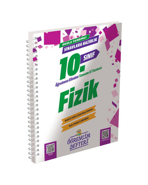 3110 10.Sınıf Fizik Öğrencim Defteri