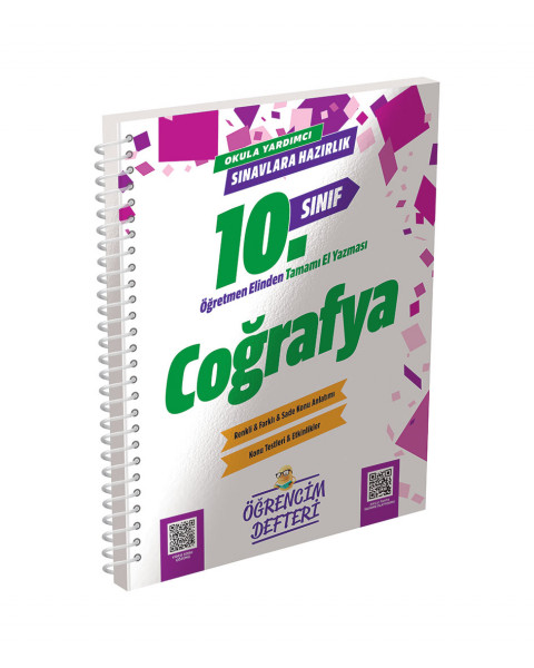 3114 10.Sınıf Coğrafya Öğrencim Defteri