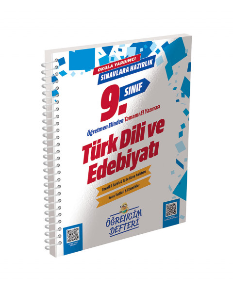 3158 - 9.Sınıf Türk Dili Edebiyatı Öğrencim Defteri