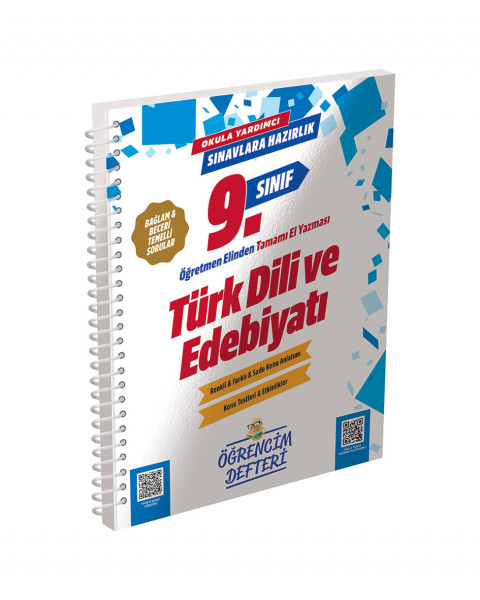 3158 - 9.Sınıf Türk Dili Edebiyatı Öğrencim Defteri