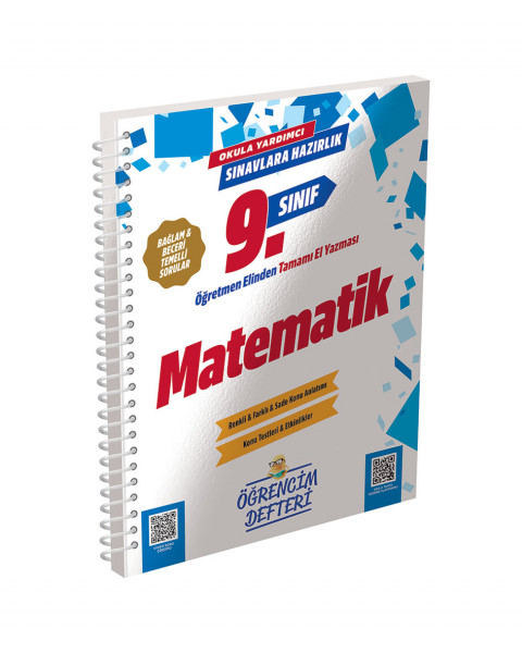 3159 - 9.Sınıf Matematik Öğrencim Defteri