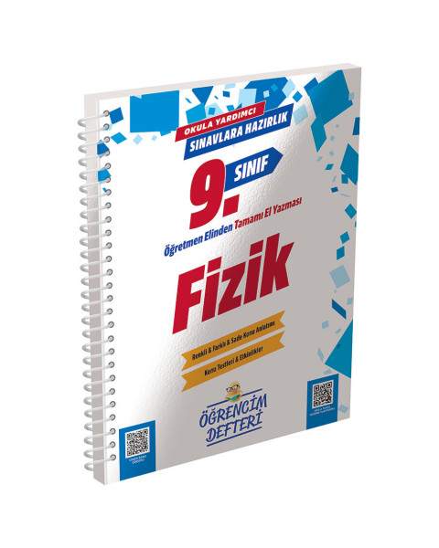 3160 - 9.Sınıf Fizik Öğrencim Defteri
