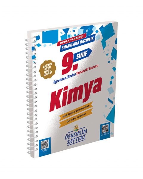 3161-9.Sınıf Kimya Öğrencim Defteri