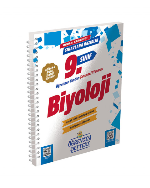 3162 - 9.Sınıf Biyoloji Öğrencim Defteri