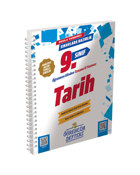3163 - 9.Sınıf Tarih Öğrencim Defteri