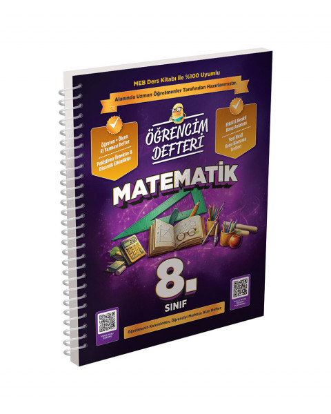 3207 8.Sınıf Matematik Öğrencim Defteri