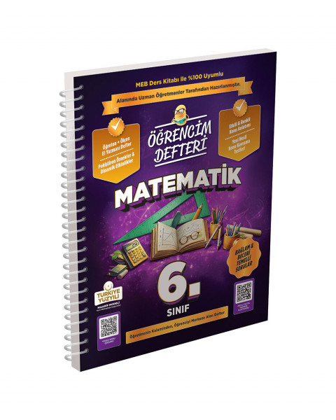 3307 6.Sınıf Matematik Öğrencim Defteri