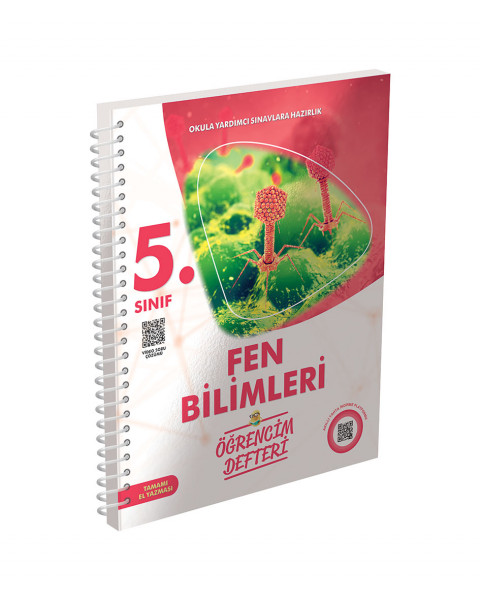 5.Sınıf Fen Bilimleri Öğrencim Defteri