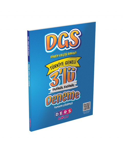 DGS 3 'Lü Fasikül Fasikül Deneme Sınavı Ders Koçu (DK)