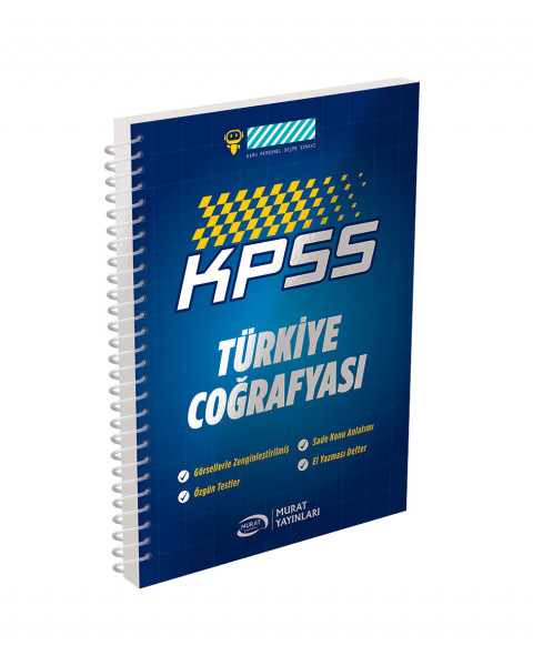 4043 - KPSS Türkiye Coğrafyası Defteri