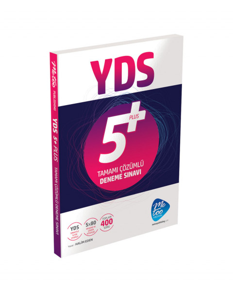 9607 YDS 5 Plus Tamamı Çözümlü Deneme Sınavı