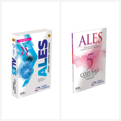 Ales Sözel - Sayısal Konu Anlatımı Ve 5 Çözümlü Deneme Sınavı Set.