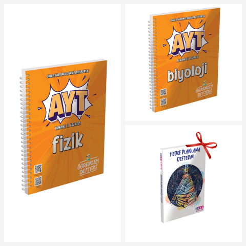 AYT Fizik-Biyoloji Set. Hedef Planlama Hediyeli!!