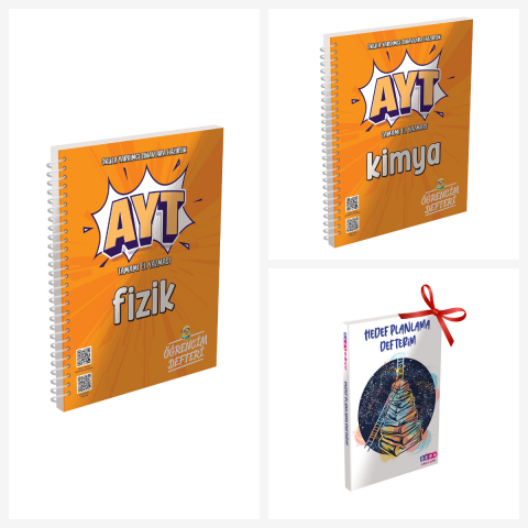AYT Fizik-Kimya Set. Hedef Planlama Hediyeli!!