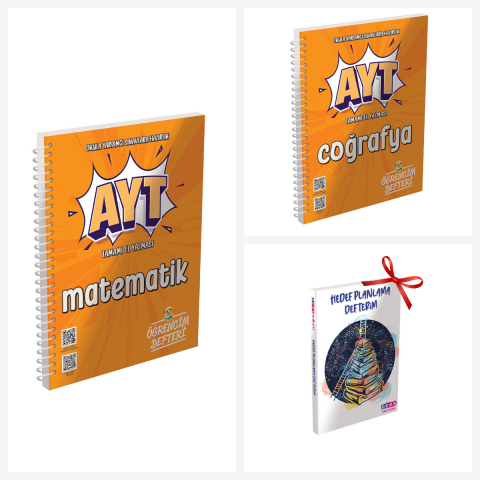 AYT Matematik-Çoğrafya Set. Hedef Planlama Hediyeli!!