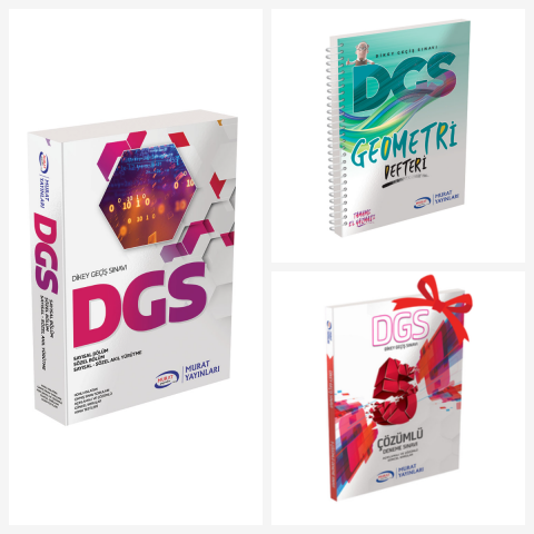 Dgs Ana Kaynak Ve Dgs Geometri Defteri Set.